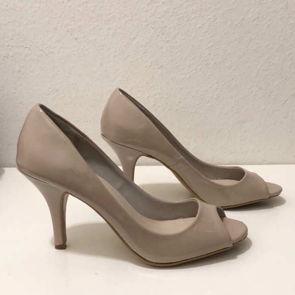 Fergalicious - Patent Leather Peep-toe Pumps - Picture 3 of 6